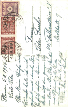 Plauen Vogtland Nonnenturm mit Tunnelwirtschaft o 1946