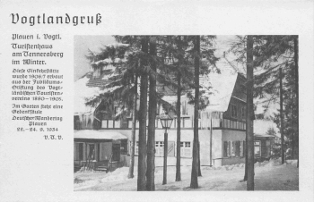 Plauen Vogtland Turistenhaus am Tenneraberg * um 1930