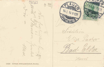 Plauen Vogtland Theater o 1910