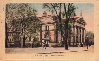 Plauen Vogtland Theater o 1925