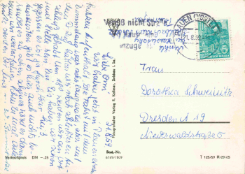 Plauen Vogtland Mehrbildkarte o 1959