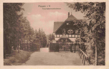 Plauen Vogtland Touristenvereinshaus gebraucht um 1920