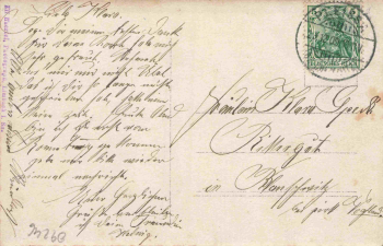 Pleißa (Limbach-Oberfrohna) Familie mit Pfarrer Echtfoto1909