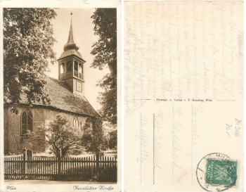 24306 Plon Neustadter Kirche o 11.4.1925