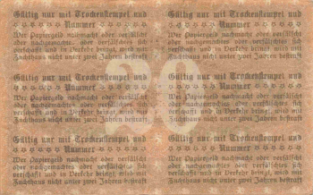 Pößneck Thüringen Notgeldschein 2 Millionen Markt 1923
