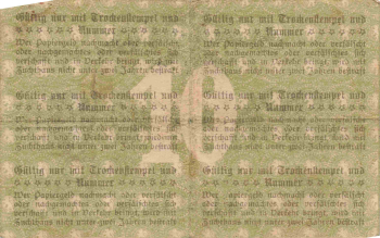 Pößneck Thüringen Notgeldschein 1 Millionen Markt 1923