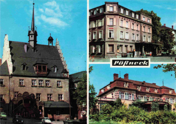 Pößneck Thüringen Mehrbildkarte