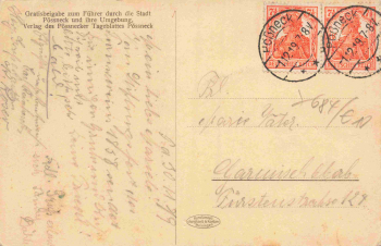 Pößneck Thüringen Friedhof o 1919