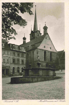 Pößneck Thüringen Markt * um 1930
