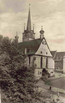 Pößneck Thüringen RStadtkirche * 1957