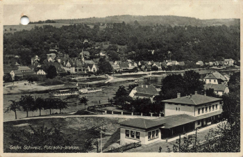 01829 Pötzscha Stadt Wehlen Bahnhof * um 1940