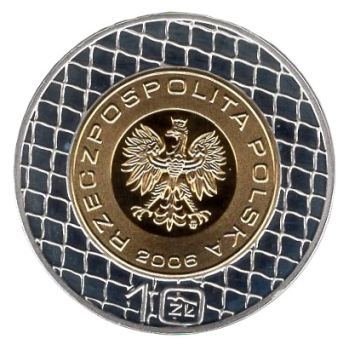 Poland 1 Zloty FIFA World Cup in Germany 2006 Silver Coin