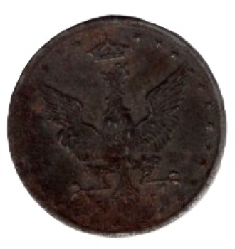 Polen Geplantes Königreich 5 Fenigow 1917 F 