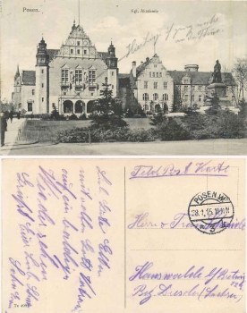 Poznan Academy o 28.1.1915