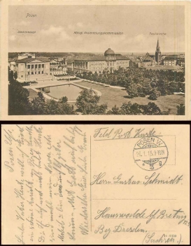 Poznan City Theater Kgl. Paulikirche settlement commission o 26.11915