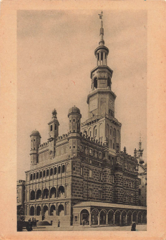 Posen Rathaus Poznan Winterhilfswerk des Deutschen Volkes WHW 1933/34