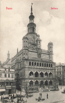 Posen Rathaus Poznan * um 1910