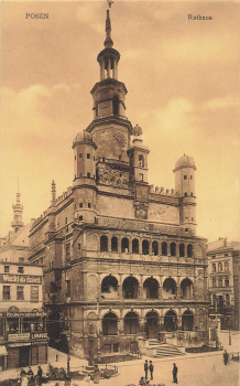 Posen Rathaus Poznan * um 1910