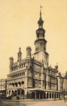 Posen Rathaus Poznan * um 1910