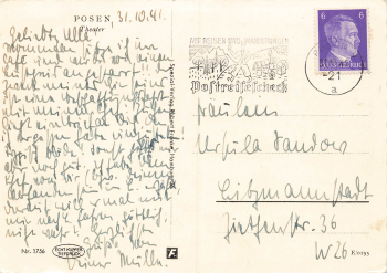 Posen Theater Poznan o 1941