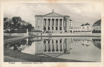 Posen Theater Poznan o 1915