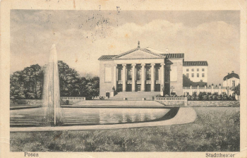 Posen Theater Poznan o 1915