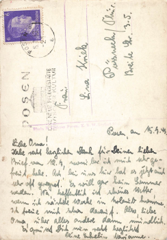 Posen Reichsgautheater Poznan o 1943