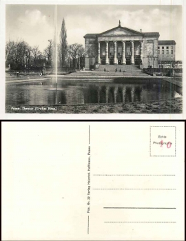 Posen Theater Großes Haus * ca. 1940