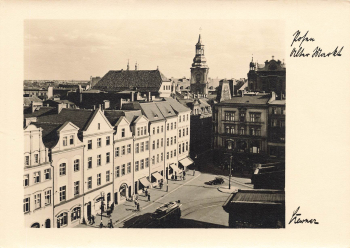 Posen alter Markt Wartheland Poznan * um 1940