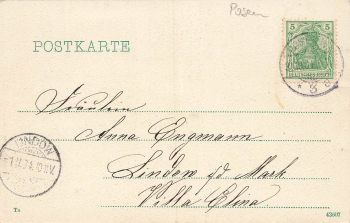 Posen Wartheland Poznan o 1904