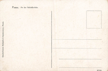 Posen Castle Bridge Wartheland Poznan * around 1910