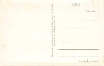 01814 Postelwitz Bad Schandau Elbe Sandstone Mountains Seven Brothers Houses * around 1955