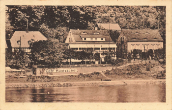 01814 Postelwitz Sächsische Schweiz Cafe Hantzschel o 1928
