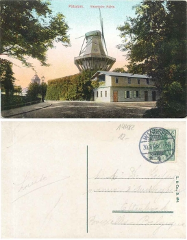 Potsdam Windmühle o 30.8.1908
