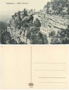Prebischtor Cave Grotte Bohemian Switzerland * ca. 1930