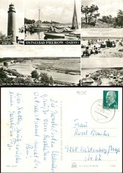 Prerow mit Leuchtturm Darser Ort o 5.9.1969