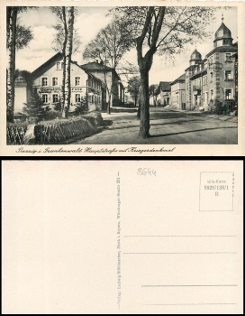 Pressig Frankenwald  Hauptstrasse Kriegerdenkmal *ca. 1940