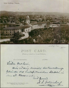 Pretoria Union Buildings gebr. around 1930