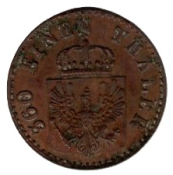 Preussen 1 Pfennig 1848 A Friedrich Wilhelm VI.