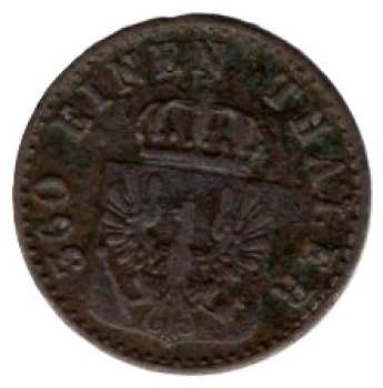 Preussen 1 Pfennig 1851 A Friedrich Wilhelm VI.