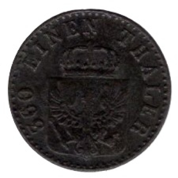 Preussen 1 Pfennig 1853 A Friedrich Wilhelm VI.