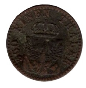 Prussia 1 Pfennig 1862 A Wilhelm I.