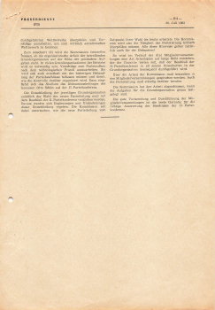 Propaganda und Parteileben Pressedienst der DDR 2 Seiten 1952