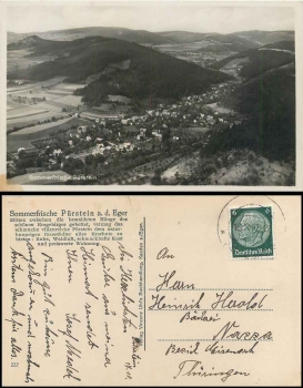 Puerstein Perštejn Kreis Kaaden Böhmen o 17.10.1938