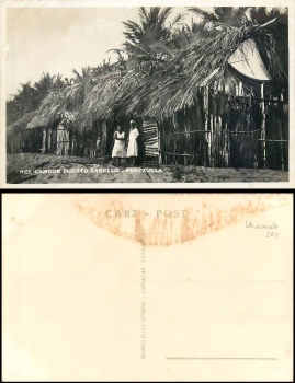 Puerto Cabello Venezuela hut by locals * ca. 1930