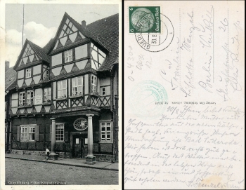Quedlinburg Klopstockhaus o 30.08.1936