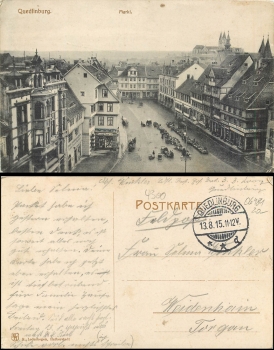 Quedlinburg Markt o 13.08.1915