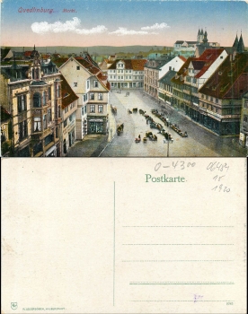 Quedlinburg Markt *ca. 1920