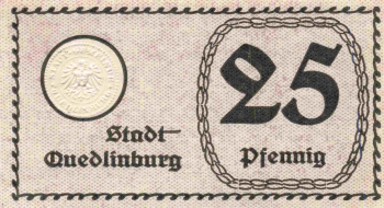 Quedlinburg Notgeldschein 1920