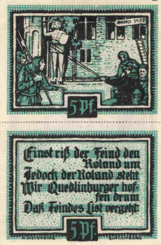 Quedlinburg Parkasse Notgeldschein um 1920
